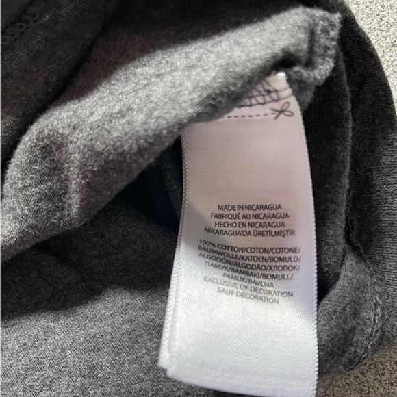 Polo Ralph Lauren Grey ac-Neck T-Shirt Size Large - Picture 6 of 10